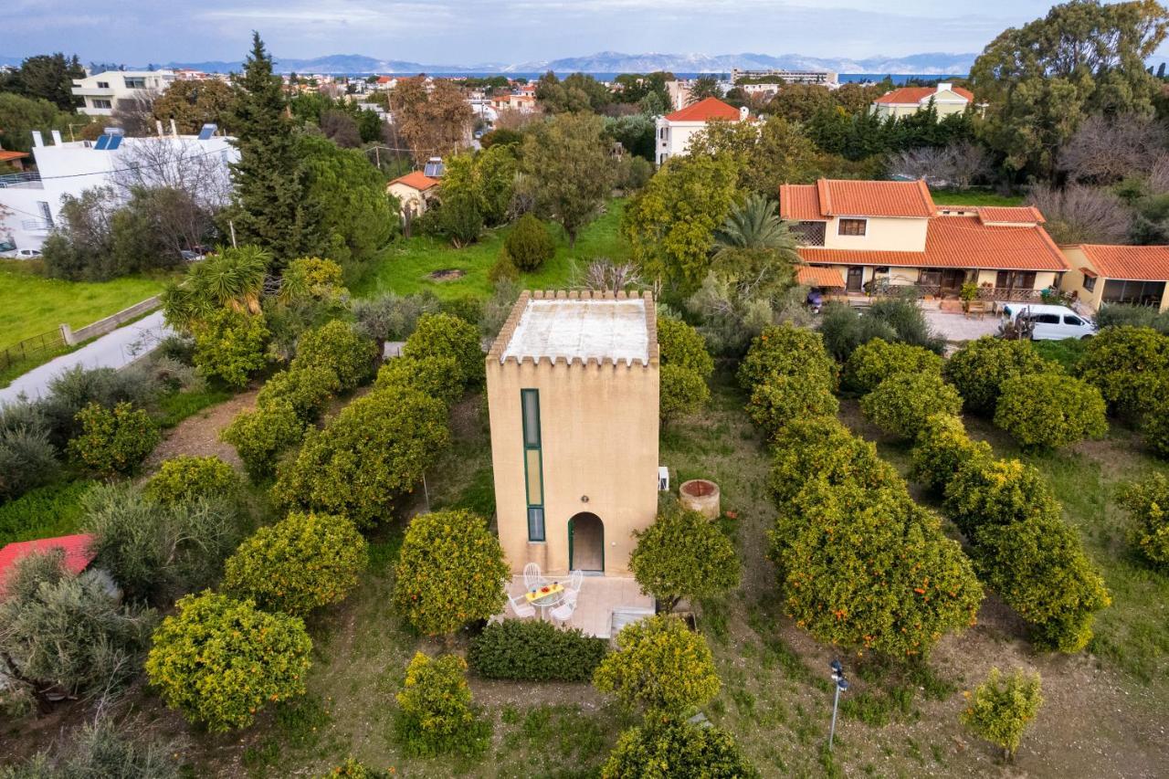Вилла The Tower With The Orange Tree Garden Ялиссос Экстерьер фото